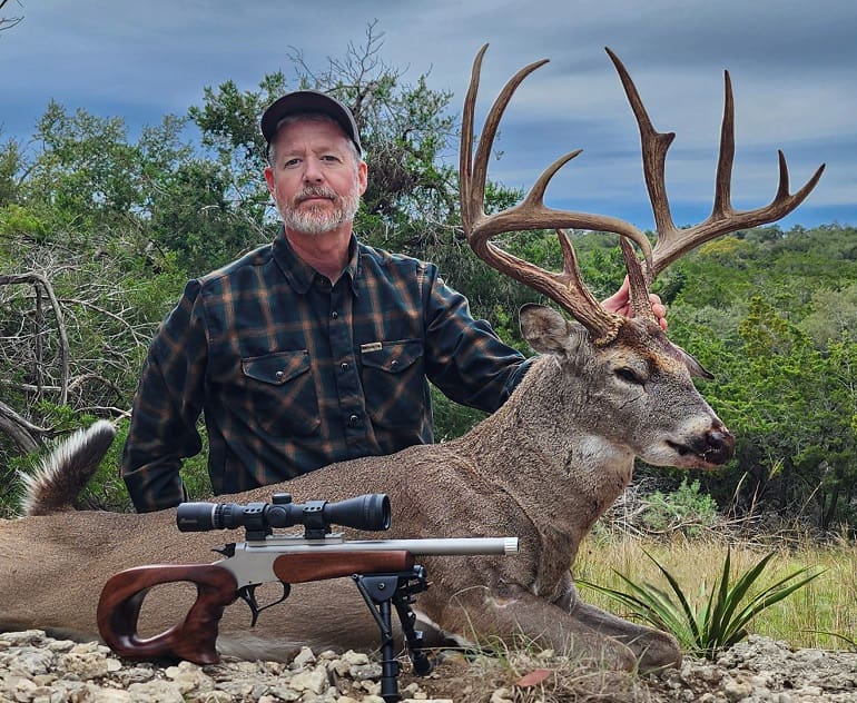 All Luck Buck: A Trip from the Range Turns Into a Quick Hunt for a Trophy Deer of a Lifetime — SSK-50 pistol